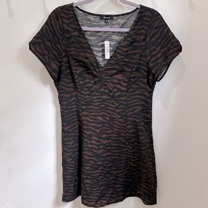 NWT Madewell Tiger Print Dress
